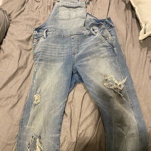 Torrid size 12  denim overalls .